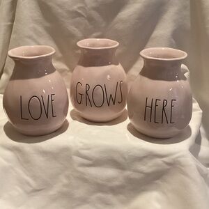 Rae Dunn Pink Bud Vases